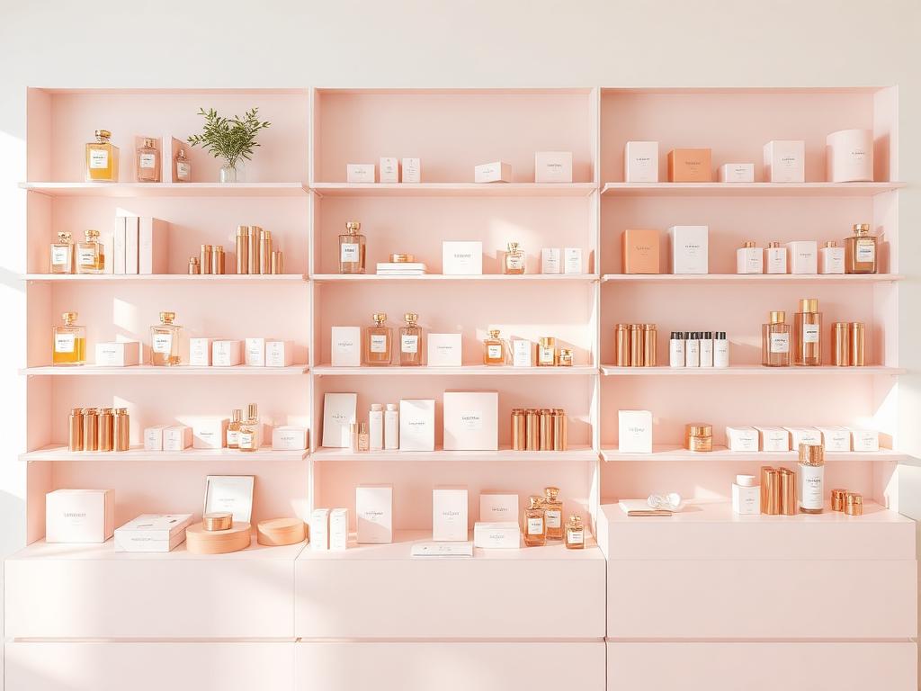 Showroom de productos en Cancún con perfumes y regalos importados de Estados Unidos