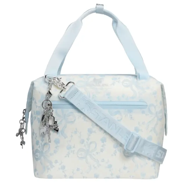 Stanley 1913 x LoveShackFancy Holiday All Day Julienne Mini Cooler | 10 Can | 7.4 QT | 7.0 L Coquette Bow Winter Ice